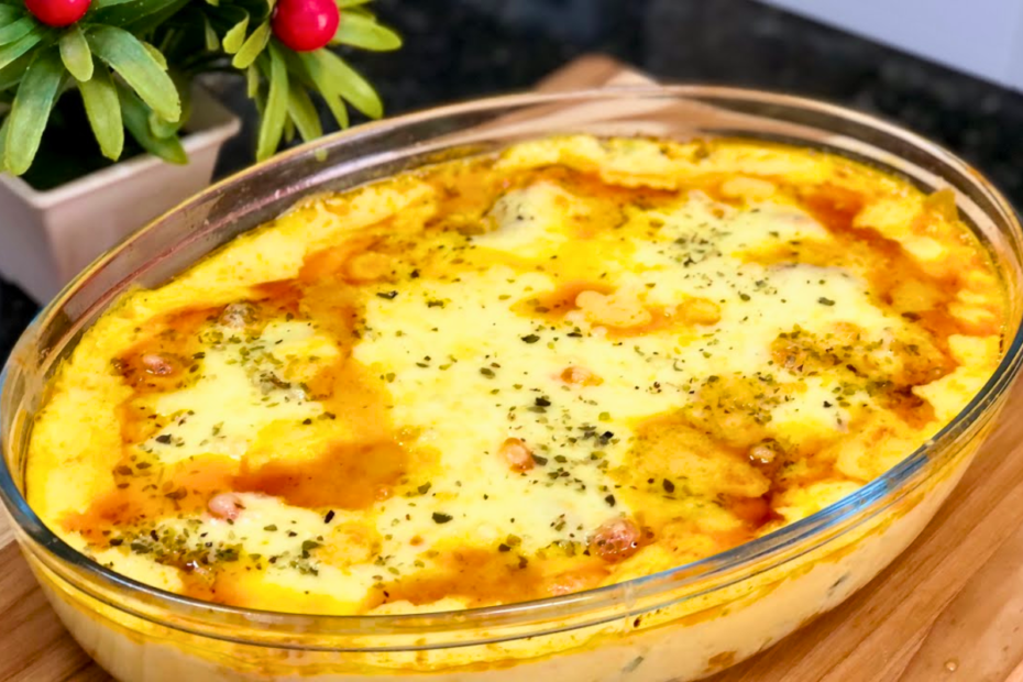 Frango Creme De Milho Gratinado