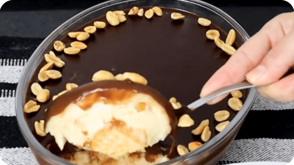 Pavê de Amendoim com Chocolate