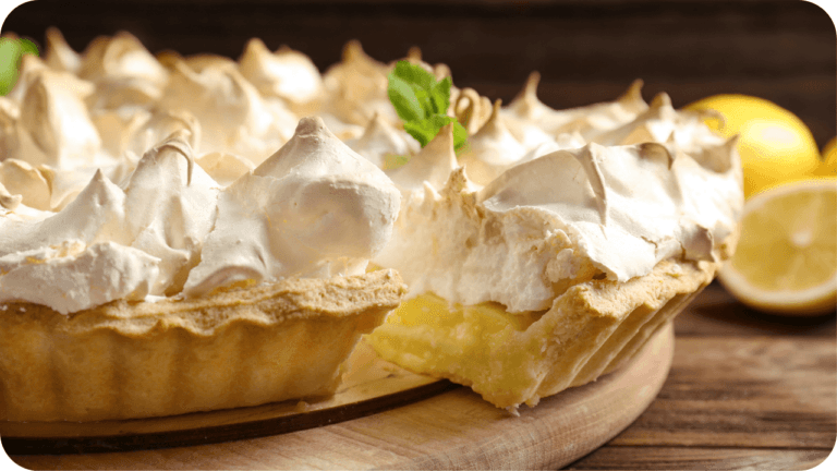 Torta de limão com merengue