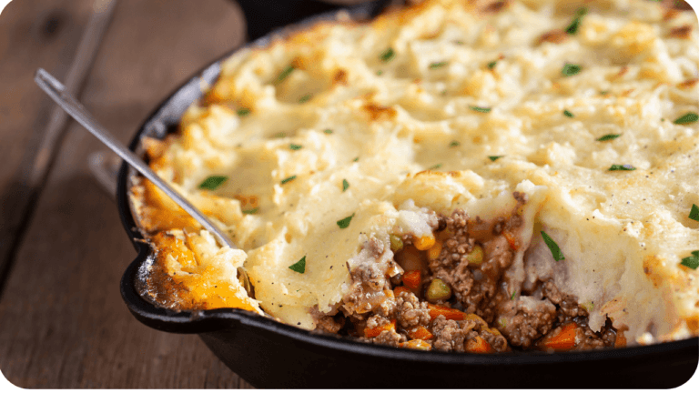 escondidinho de carne moída