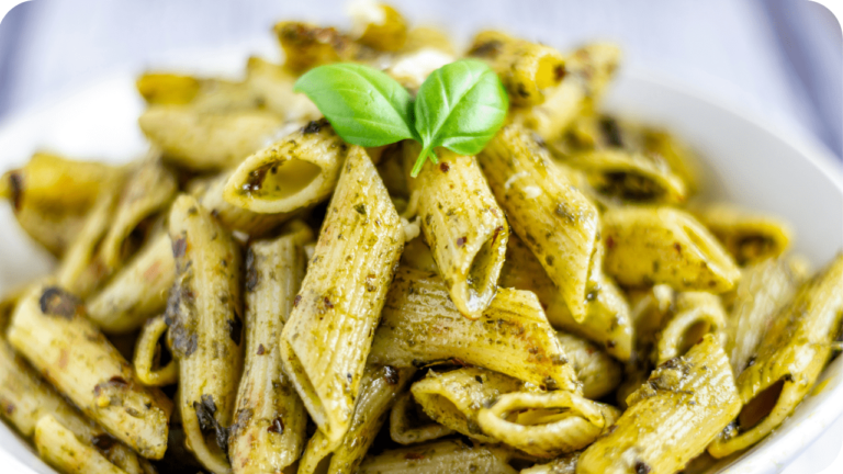 massa ao pesto