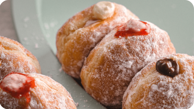 Receita de Bomboloni
