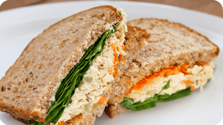 sanduíche de frango com cream cheese