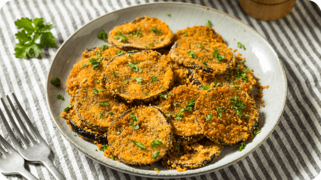 Berinjela à milanesa