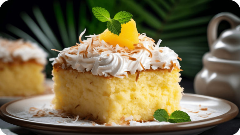 Bolo Gelado de Abacaxi