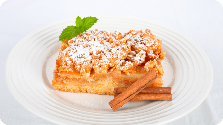 Bolo de Maçã e Canela