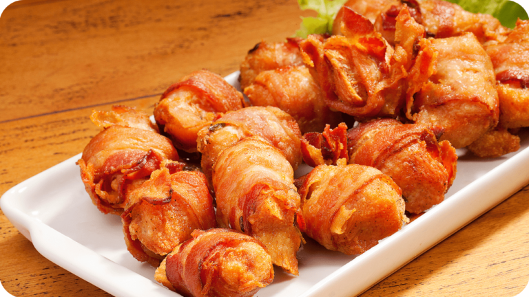 Frango a Rolê com Bacon