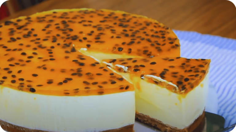 Torta Mousse de Maracujá