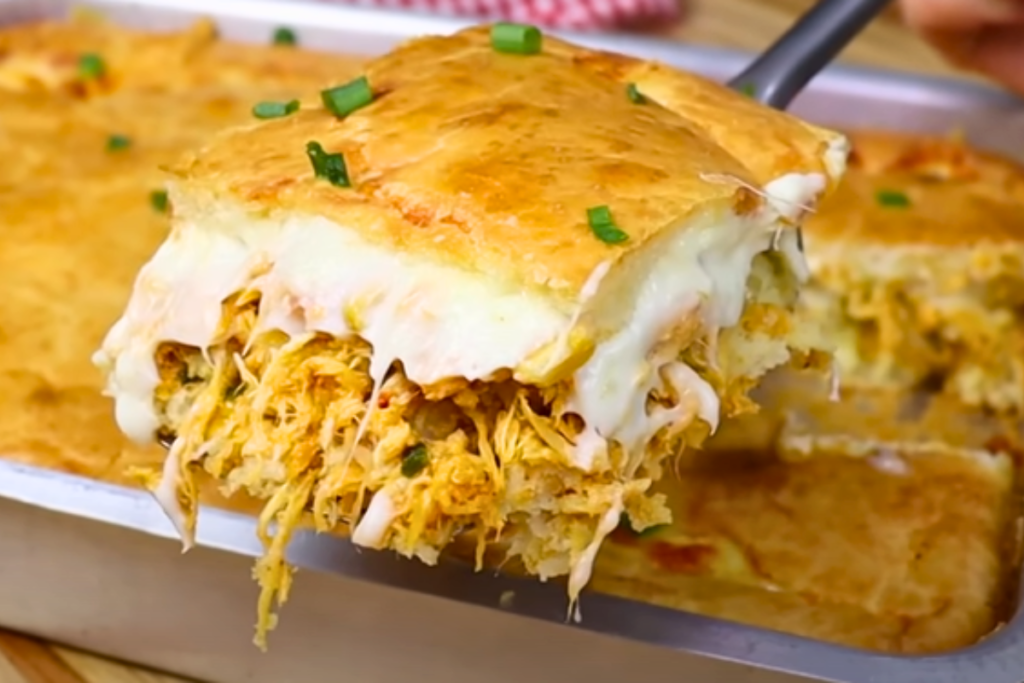 Torta de Frango de Liquidificador