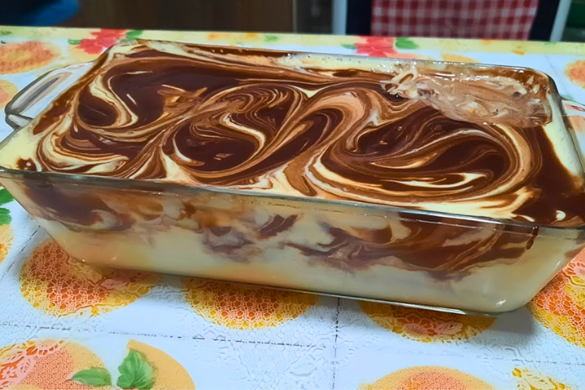Mousse Mesclado de Maracujá