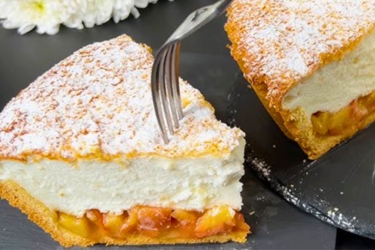 Torta de Maçã com Creme