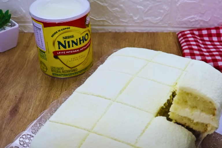 Bolo Nuvem de Leite Ninho