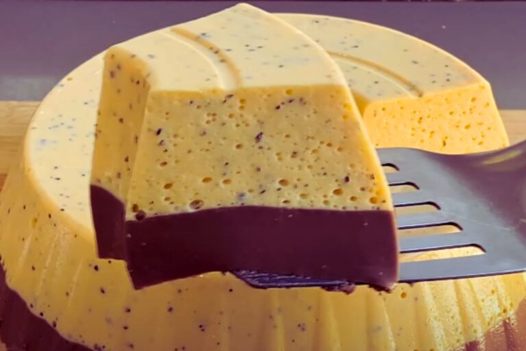 Pudim de Maracujá e Chocolate