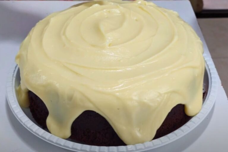 Bolo Vulcão de Chocolate com Ninho