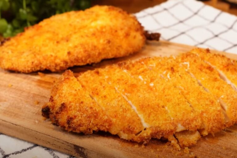 Frango Empanado sem Fritura