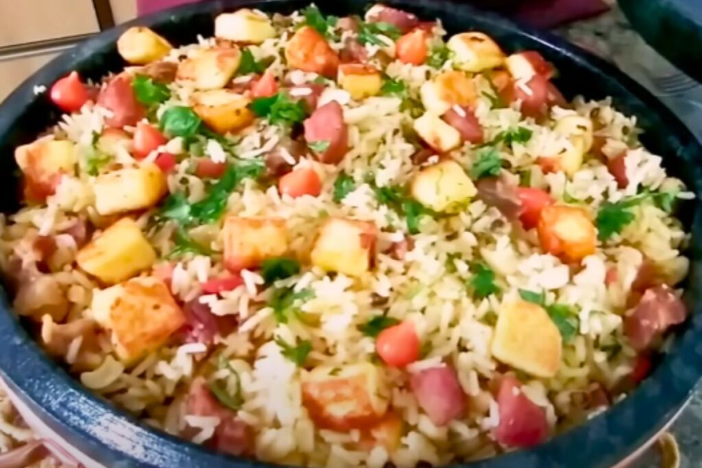 Receita de Baião de Dois